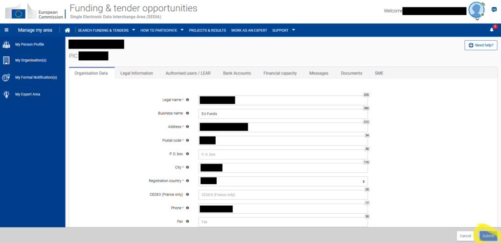 Funding & tenders